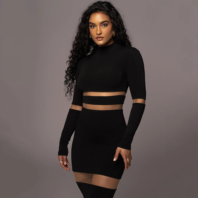 Mesh Mini Illusion dress